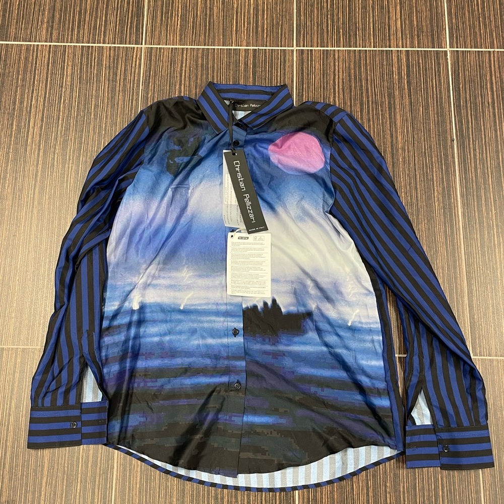NWT Gorgeous Christian Pellizzari Button Down
